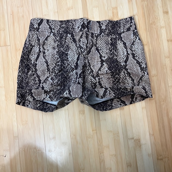 snakeskin BCBGMaxAzaria shorts - Picture 2 of 6